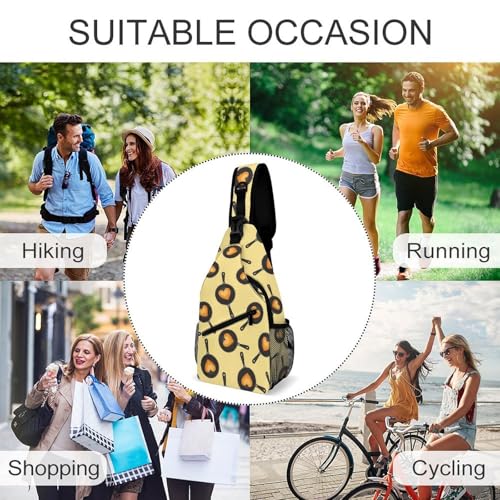 Bolso Crossbody Sling Unisex Ligero y Ajustable miniatura 6