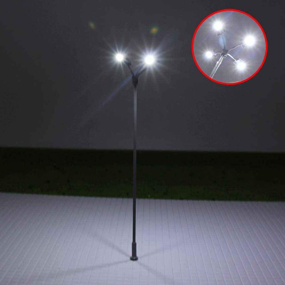 Evemodel 5 PZ. Lampade Stradali da Giardino Lampade 00 / H0 LSL04-5-EU