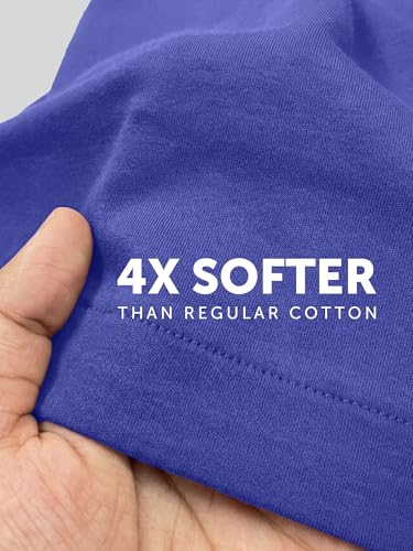 Image of XYXX Men's Iconique Solid Supima Cotton Slim Fit T-Shirt | Super Soft Half Sleeve Tshirts with Superior Colour Retention