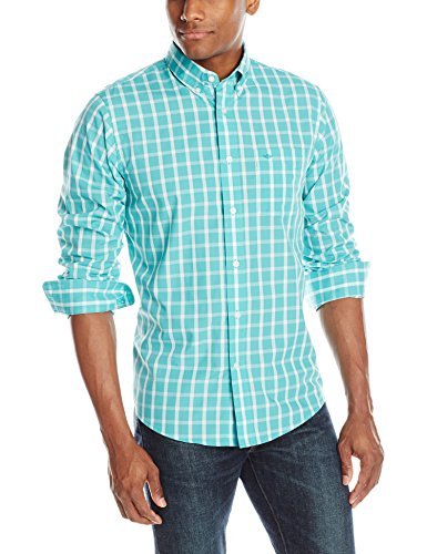 Dockers Men's No Wrinkle Long Sleeve Button Front Shirt