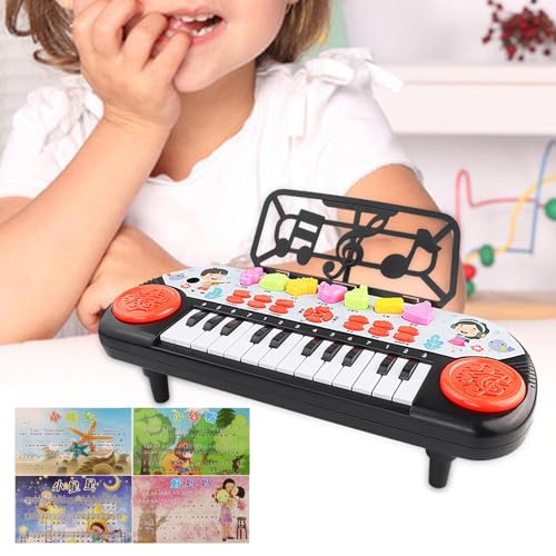Qianly Clavier électronique 24 touches clavier de piano orgue électronique portable jouet de piano musical pour l’éveil de la patience de la mémoire, Rouge - Les Beatles, Paul McCartney, John Lennon, RIngo Starr, George Harrison Qianly Clavier électronique 24 touches clavier de piano orgue électronique portable jouet de piano musical pour l'éveil de la patience de la mémoire, Rouge – Image 7