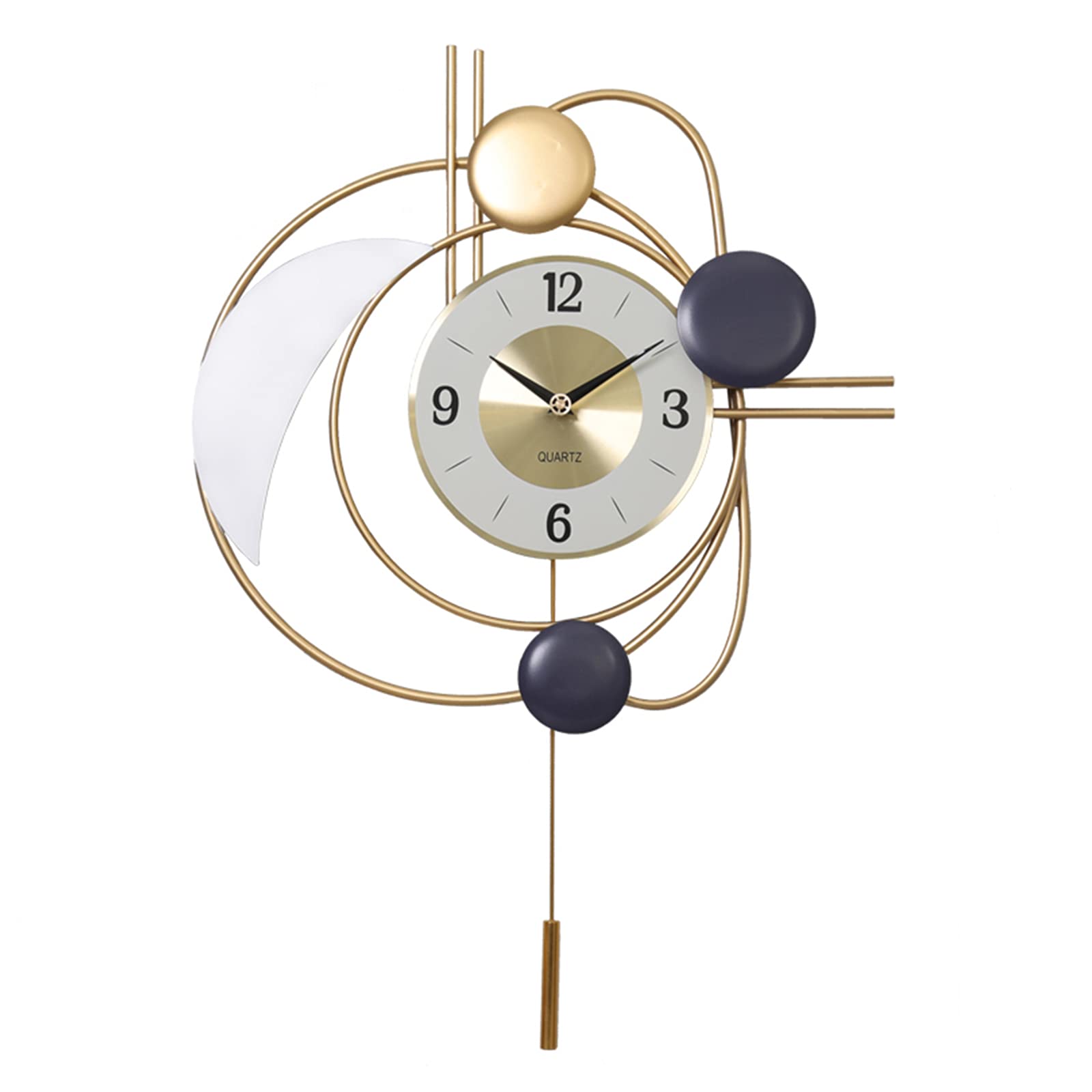 Pendulum Wall Clock Large Modern Decor Wall Clock