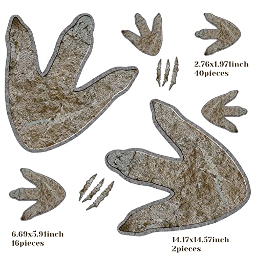 Vinilos decorativos huellas de dinosaurio Gersoniel miniatura 2