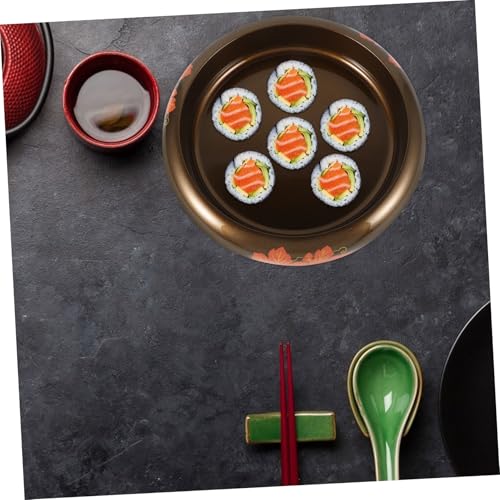Plato redondo para sushi Cabilock de plástico miniatura 7