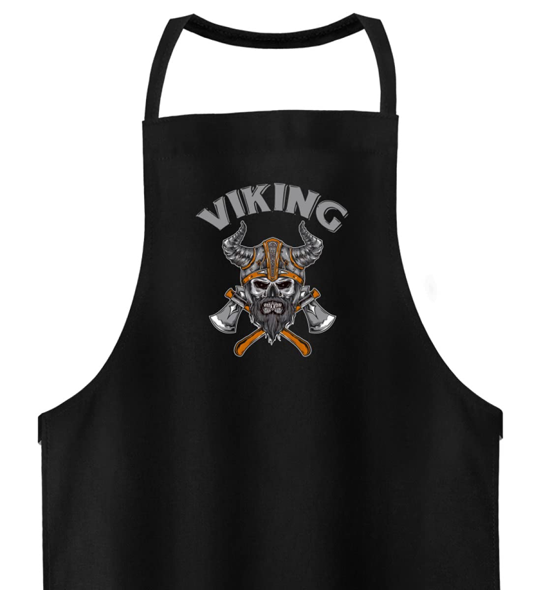 Generisch Viking - Grembiule da barbecue di alta qualità Nero Taglia unica