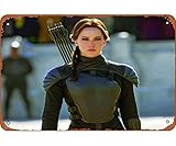 Jennifer Lawrence In The Hunger Games Poster Movies & TV series Poster Tin Sign Vintage Metal Pub...