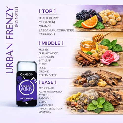 Image of URBAN FRENZY| Solid perfume for men & women| perfume with oud|