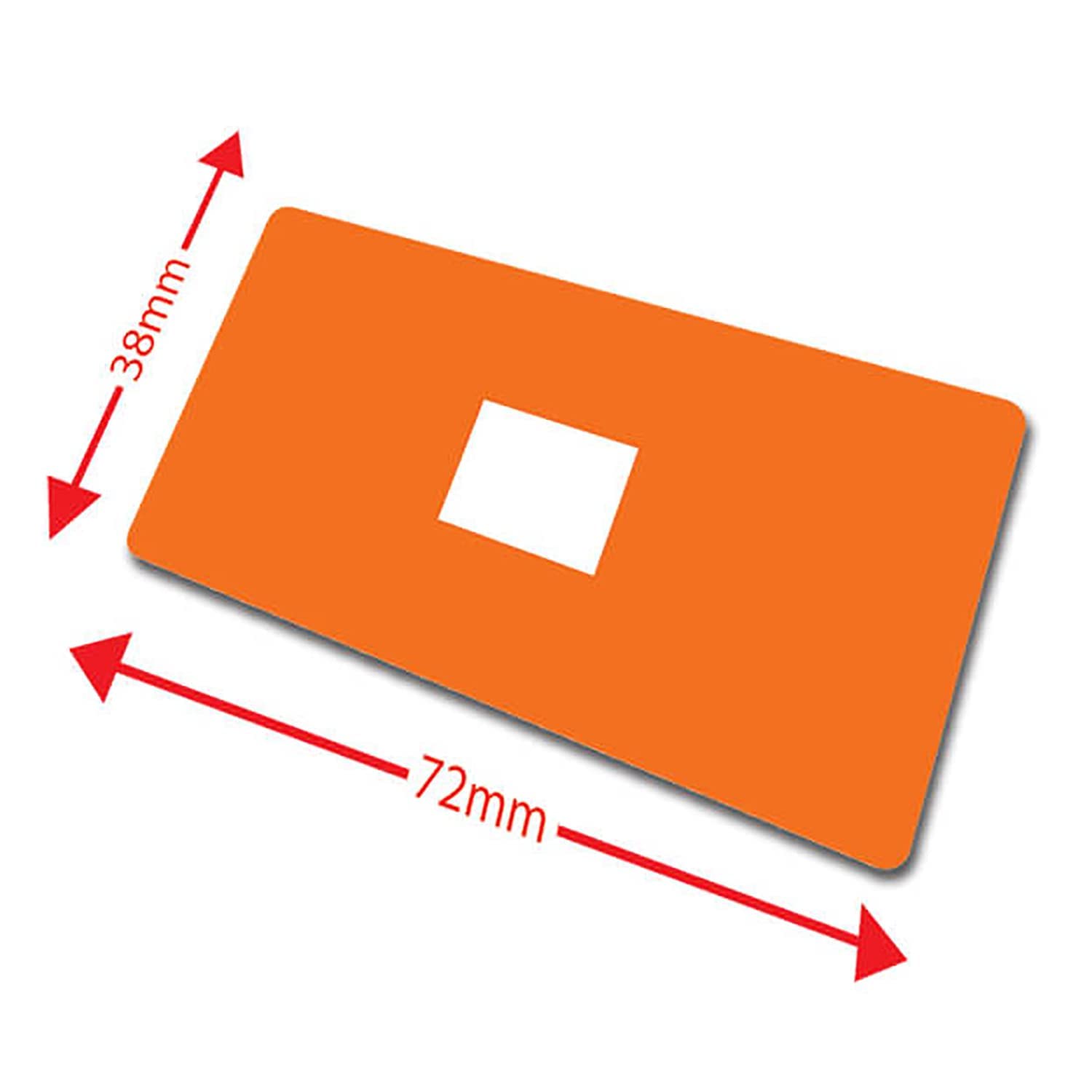 100 Book Colour Coding School Library Book Index Labels 72x38mm Primary Teaching Services (Orange)