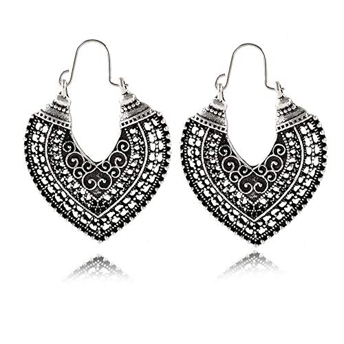 Arzonai Silver Oxidized Dangler Earrings for Women & Girls (B08FJCYBFY) Amazon Price History, Amazon Price Tracker