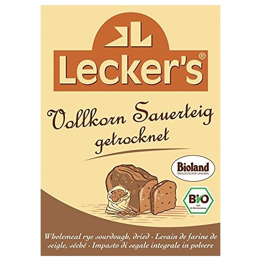 Leckers Biothek Vollkorn-Roggen-Sauerteig (30 g) - Bio