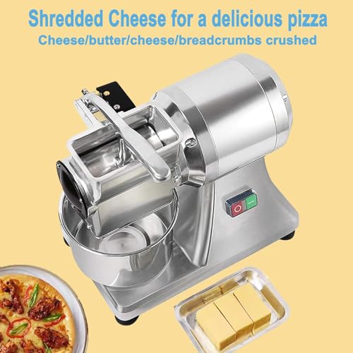 Rallador eléctrico de queso 550W acero inoxidable miniatura 2