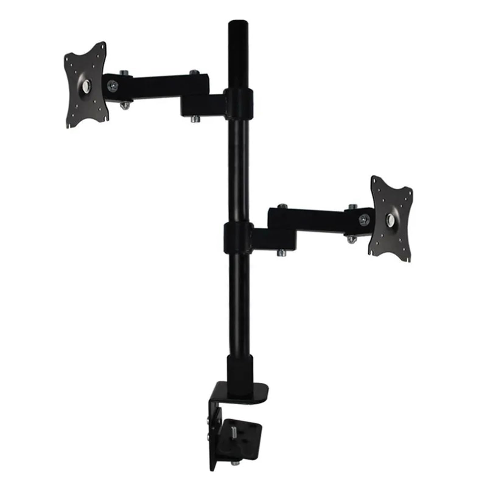 Brazo de Monitor Doble inclinable y Giratorio 14 a 27 Pulgadas, 50-75 mm XD08(XD50-400)