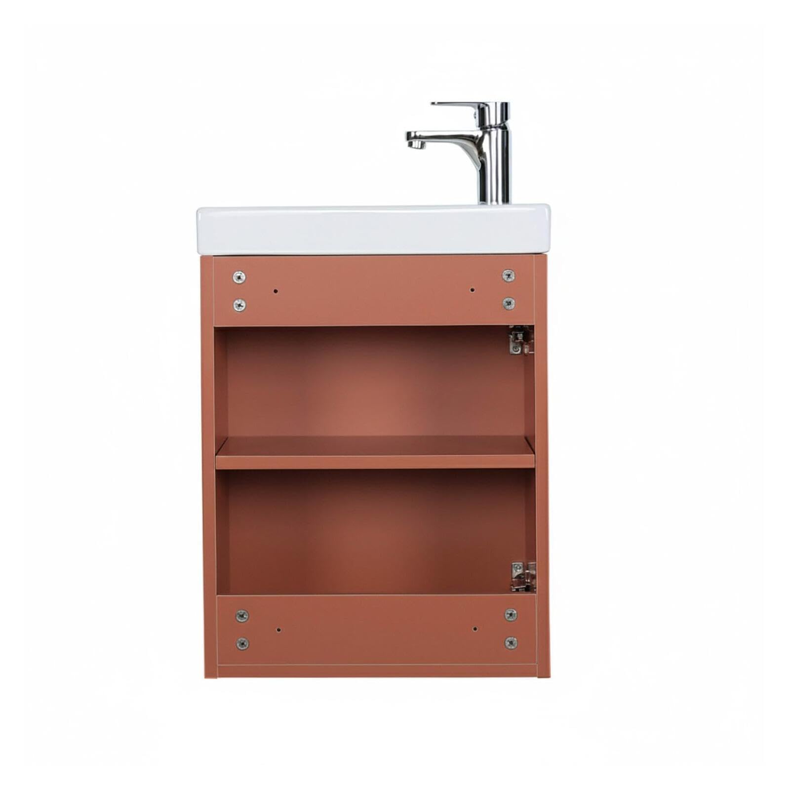 MOB-IN Meuble Lave-Mains Lisa + Robinet Noir