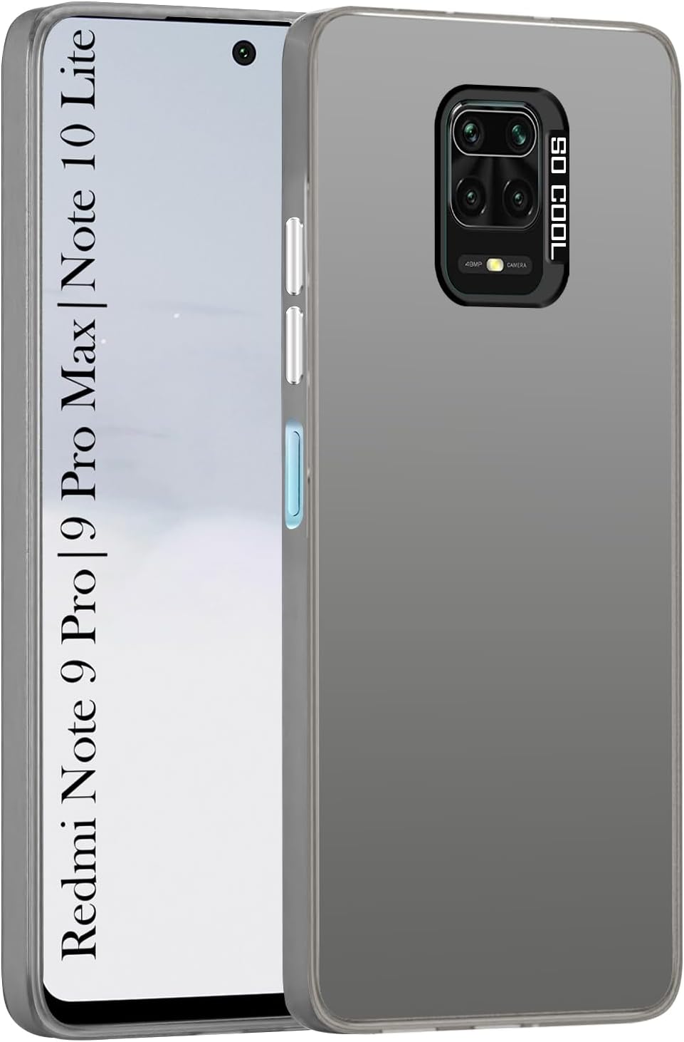 Jkobi Hard Back Cover Case for Redmi Note 9 Pro | 9 Pro Max | Note 10 Lite (Velvet Touch | Professional Glossy Finish | Camera Protection Bump)