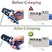 VCE RJ45 RJ11/RJ12 RJ22 Ethernet Crimp Tool Crimper Cutter Stripper All-in-one Multi-Tool for Network Telephone Cat3 Cat5 Cat5e Cat6 Cat6A Modular Connector Plug Cables