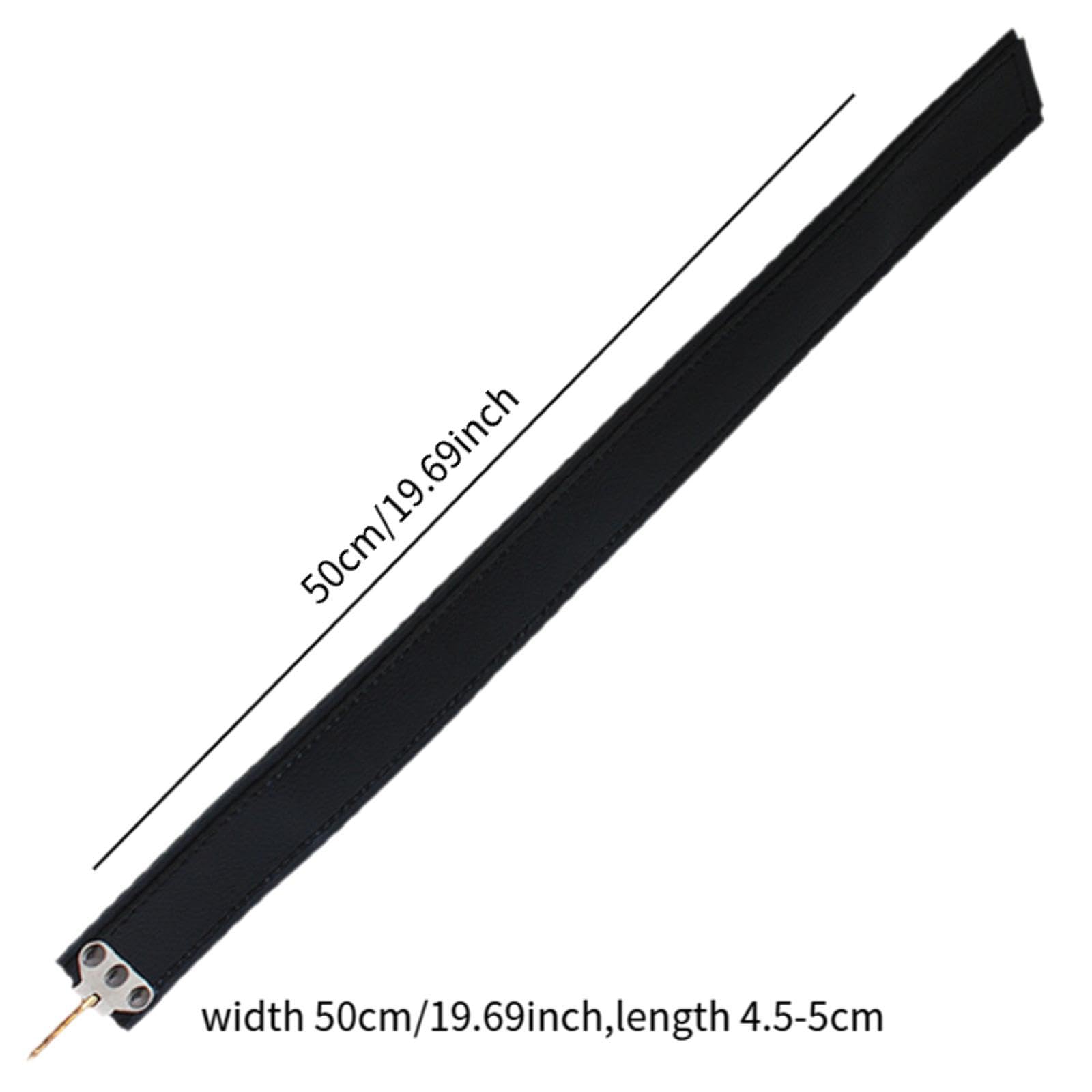 Harilla Basse épaissie de la sangle gauche accordéon de remplacement de remplacement de courroie de cuir PU pour 60-72/80-96/120 BAS, Moyen