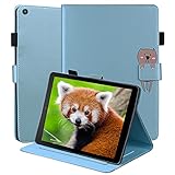 Hülle besteht aus hochwertigem thermoplastischem Polycarbonat und rutschhemmendem Silikon (Ohne eingebaute Displayschutzfolie), um einen vollständigen Körperschutz für Ihr Tablet zu bieten. Nicht nur stoßfest/langlebig, sondern auch bequem.