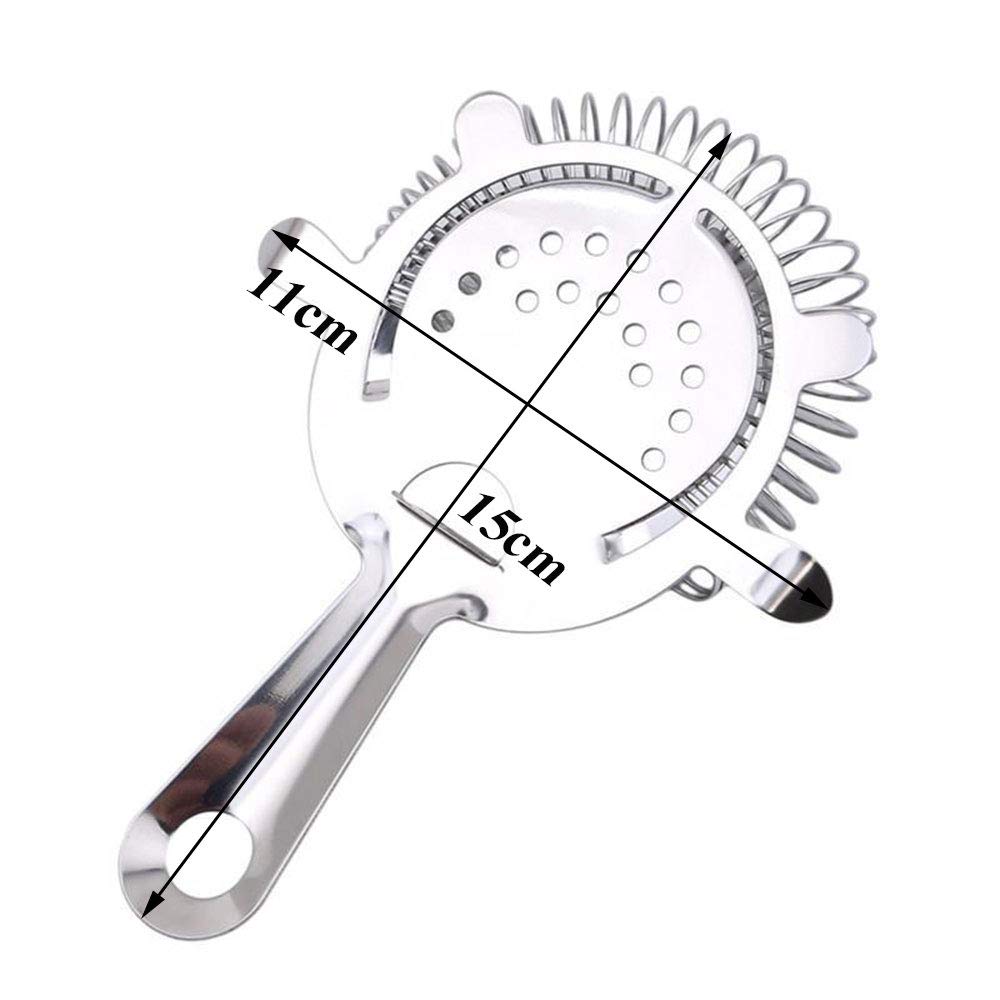 Amazon.co.jp: 4本爪 カクテルバーストレーナー ステンレス