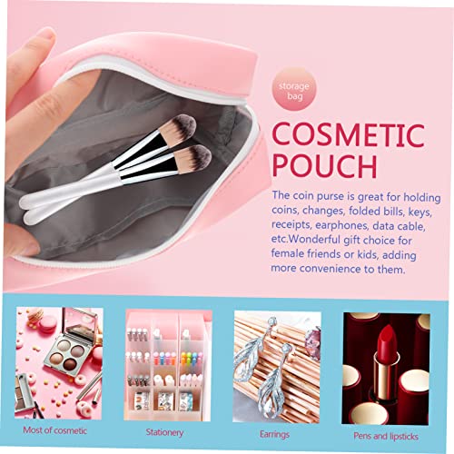 Pochette de rangement cosmétique toile compacte et pratique