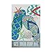 Trademark Fine Art Get Your Flop On by Cindy Fornataro, 22x32-Inch Fine Art, Multicolor