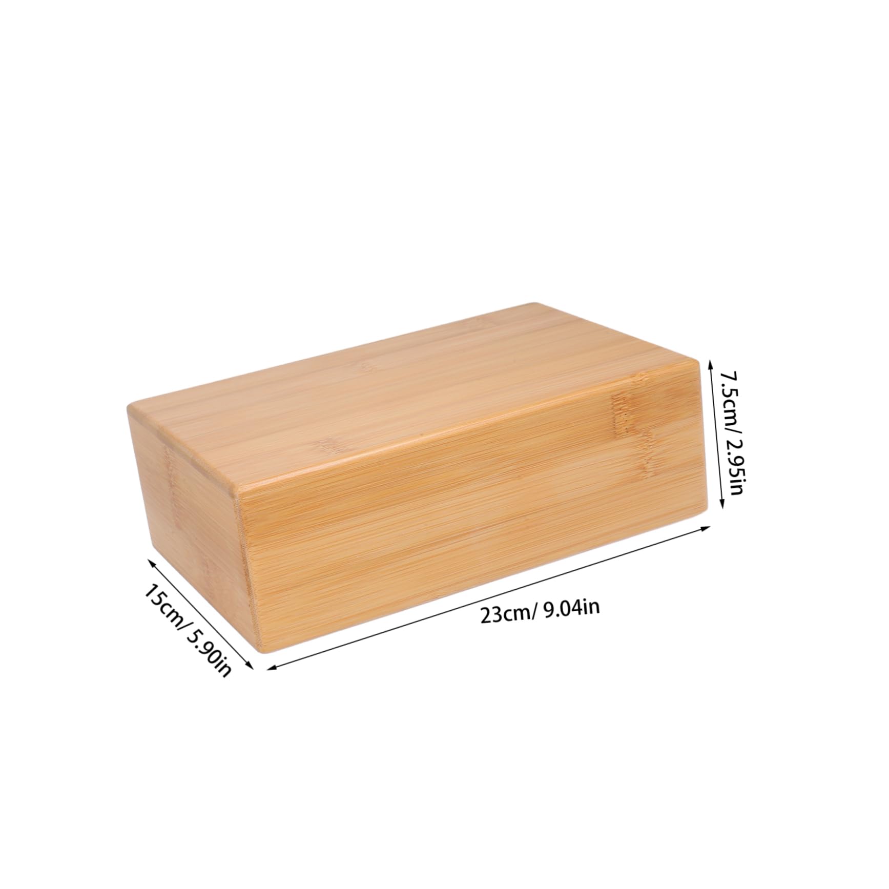 Garneck 1PC Natural Yoga Brick Wooden Yoga Training Auxiliary Tool for Home Fitness and Dance Practice Smooth Surface for Comfort and Safety