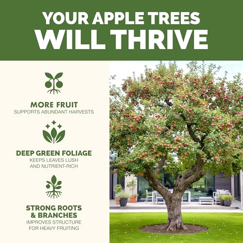 Image of Apple Tree Fertilizer - Liquid Plant Food for Bigger Harvests, Stronger Roots & Healthy Growth, 8 oz