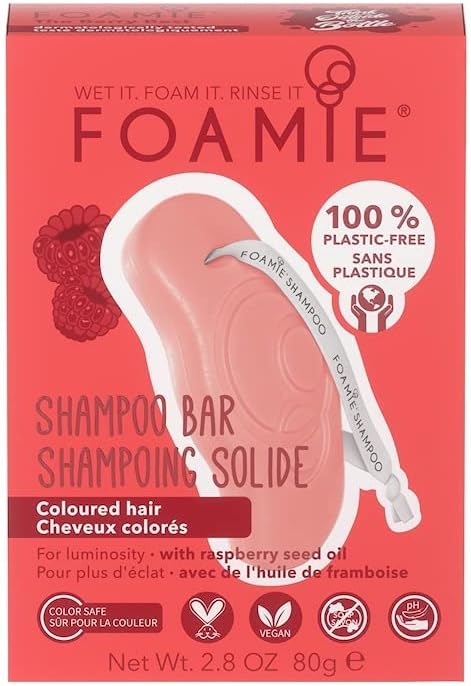 Foamie The Berry Best Katı Şampuan – Boyalı Saçlar İçin Renk Koruyucu ve Parlaklık