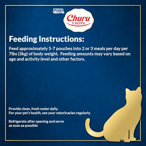 Image of INABA Churu Entree Pate for Cats, Grain-Free, High Moisture, Prebiotic Wet Cat Food, 1.76oz. per Pouch, 6 Pouches, Chicken with Tuna Recipe
