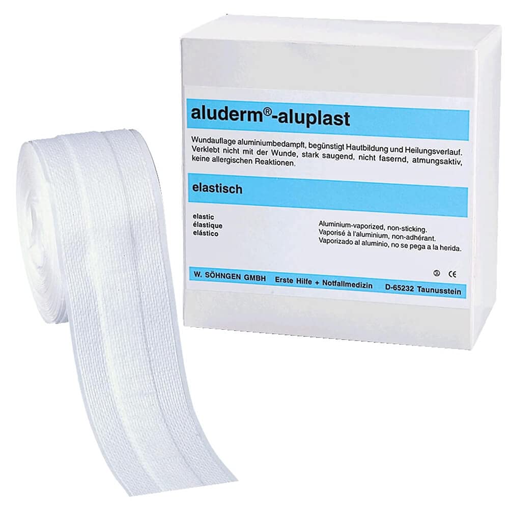 aluderm-aluplast by Söhngen BIGPACK SÖHNGEN aluderm-aluplast elastisch, Pflaster, 5 m x 4 cm, 25 Rollen, Art.-Nr. 1009189
