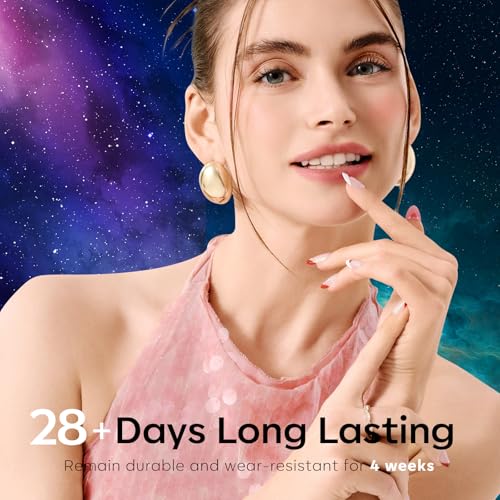 Image of modelones Glitter Cat Eye Gel Nail Polish Kit with Magnet, 6 Colors Blue Green Purple Brown Red Orange Colorful Holographic Nail Polish Set, UV Cure Gel for DIY Manicure at Home Gift for Women