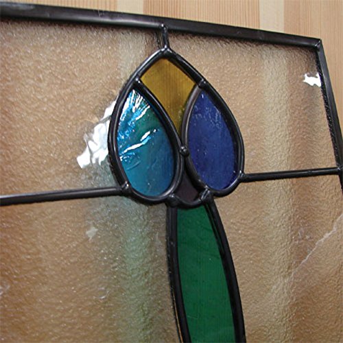 Amazon | ステンドグラス アイアン 幅30cm INK-Sglass6 | 窓