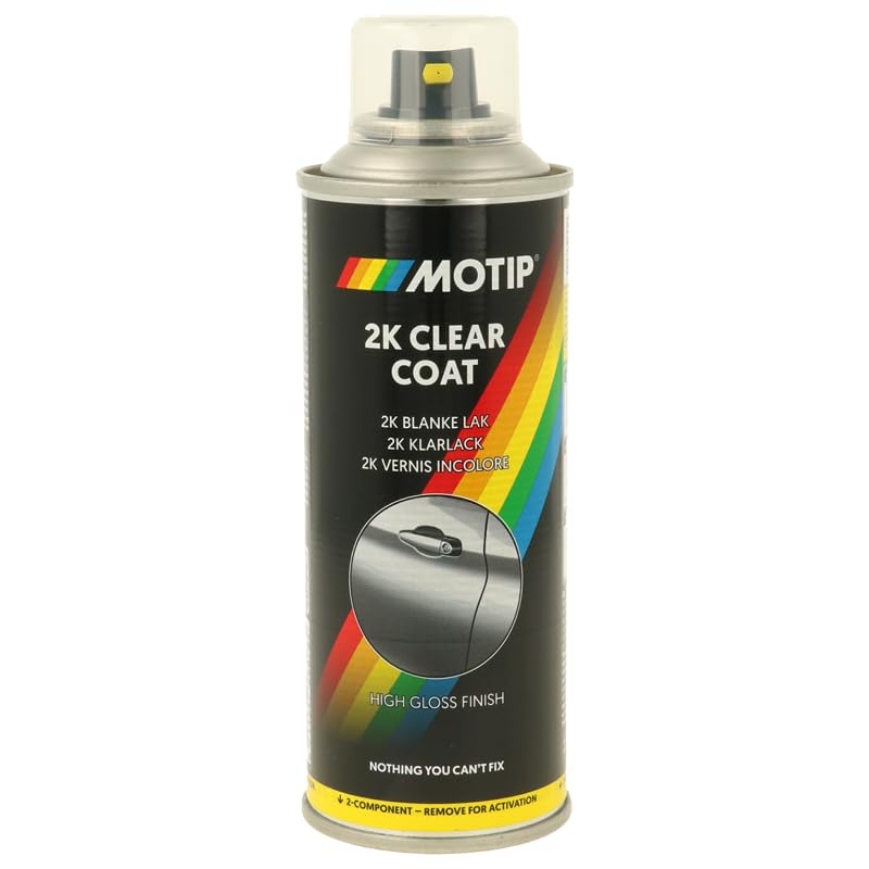 Motip Vernis Blanc 2K éclat miroir pour finitions exigeantes