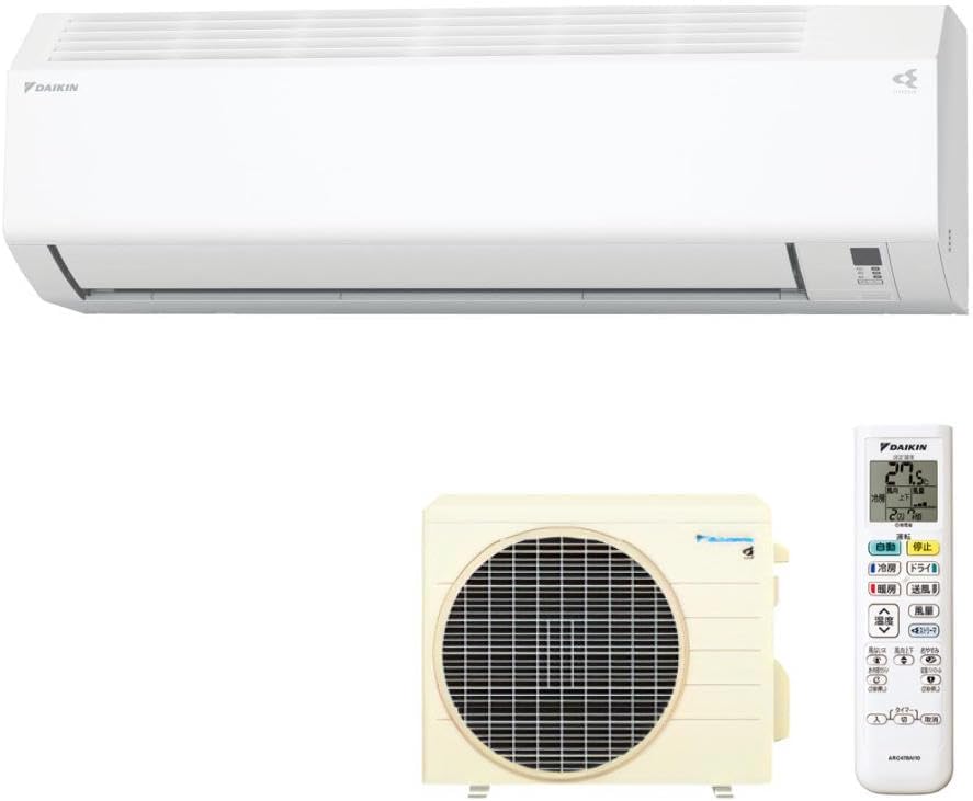 Daikin Air Conditioner 6-tatami S226ATES-W E Series 2026 Model Room Air Conditioner Heating and Cooling Single Phase 100V White (F226ATES-W+R226AES)