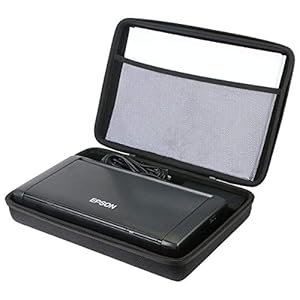 co2CREA Hard Case For Epson Workforce WF-110W / WF-100W Portable Mobile Inkjet Printer Case Pouch Carrying Bag (Case Only)