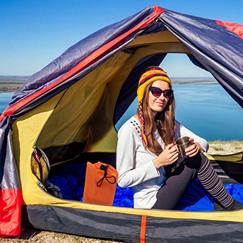 Colchão de ar inflável portátil para acampamento BESPORTBLE, tapete de barraca para caminhadas, viag