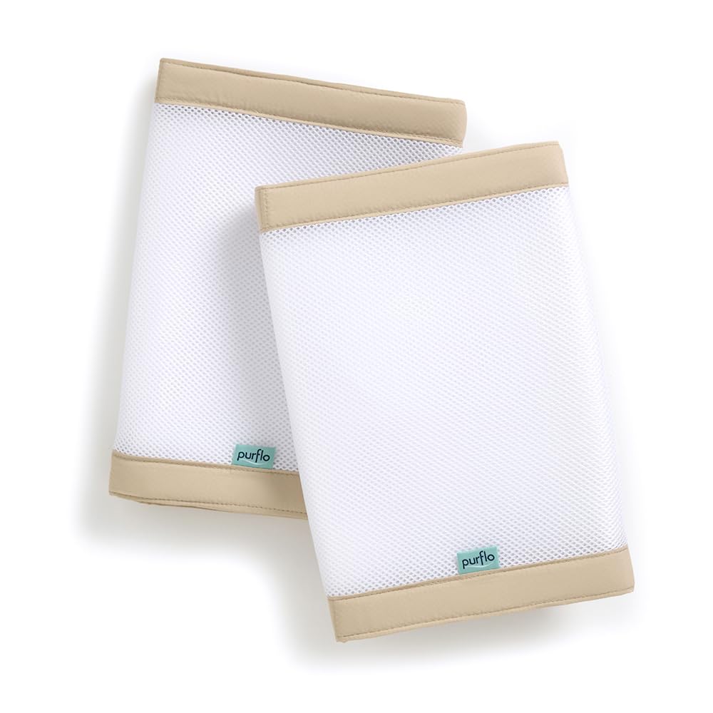 Paracolpi Per Lettino Luchild | 4 Lati, Rete Traspirante | Per Culle 147x70 Cm, Bianco - Foto 8