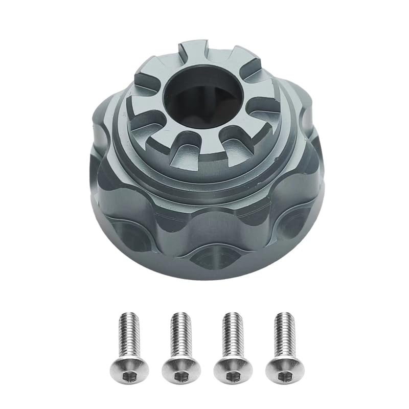 Boîtier différentiel TRX-6 en métal gris Xzeit pour voiture RC 1/10