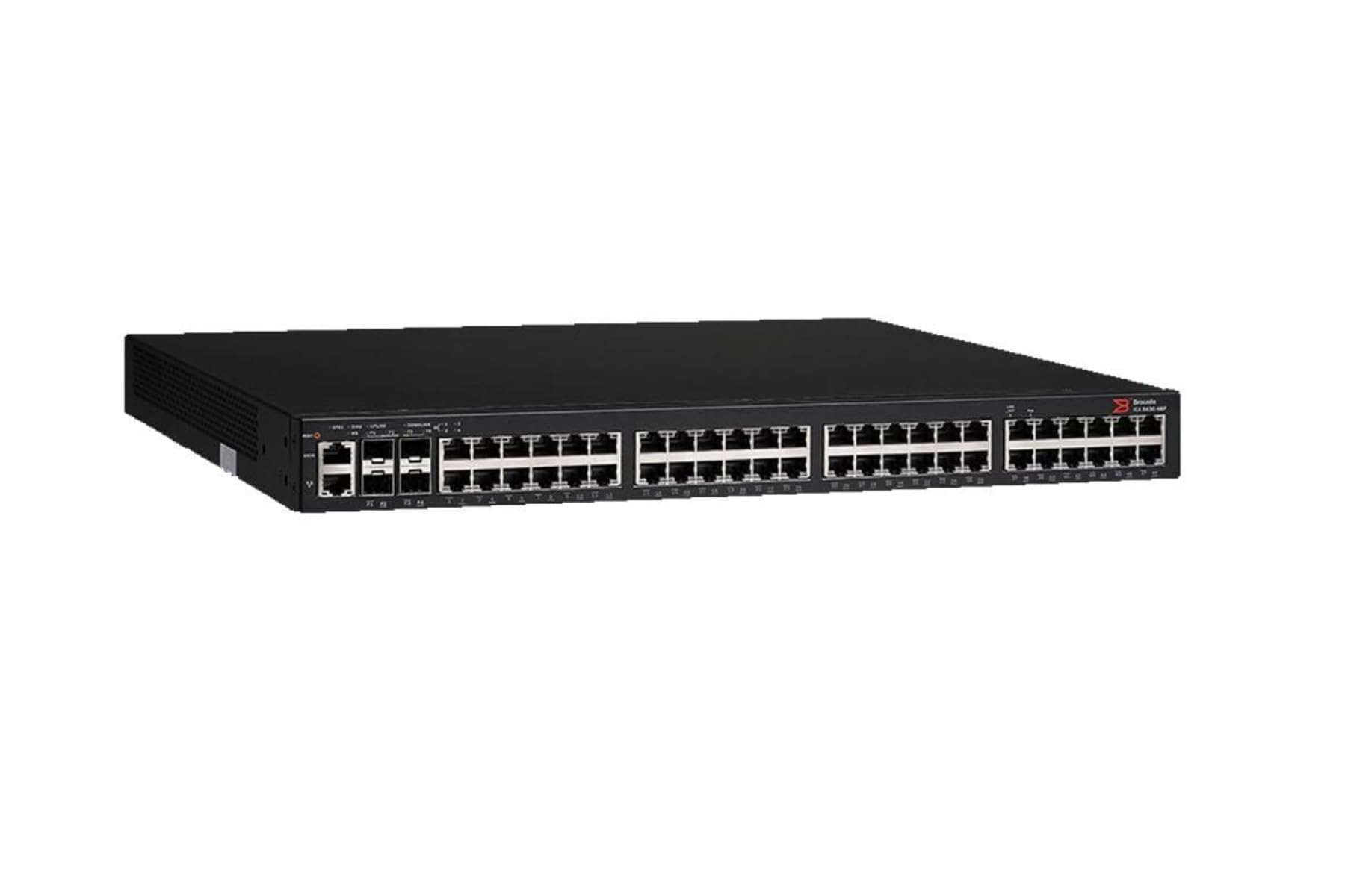 Brocade ICX6450-48 48-Port 1GbE Switch with 2 x 10 GBE SFP+ (Renewed)