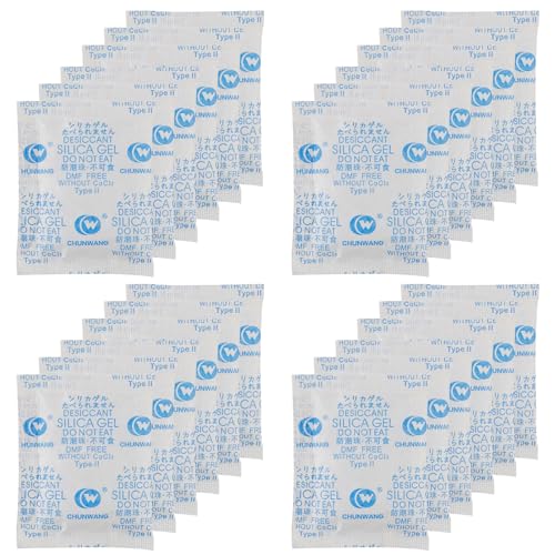 10g x 30 Stück Silicagel Beutel, Trockenmittel Silica Gel, Silica Beutel Wiederverwendbare Silica Gel Packets, Silica Kugeln für Kleidung Lagerung, Schuhentfeuchter, Schubladen, Auto Entfeuchter