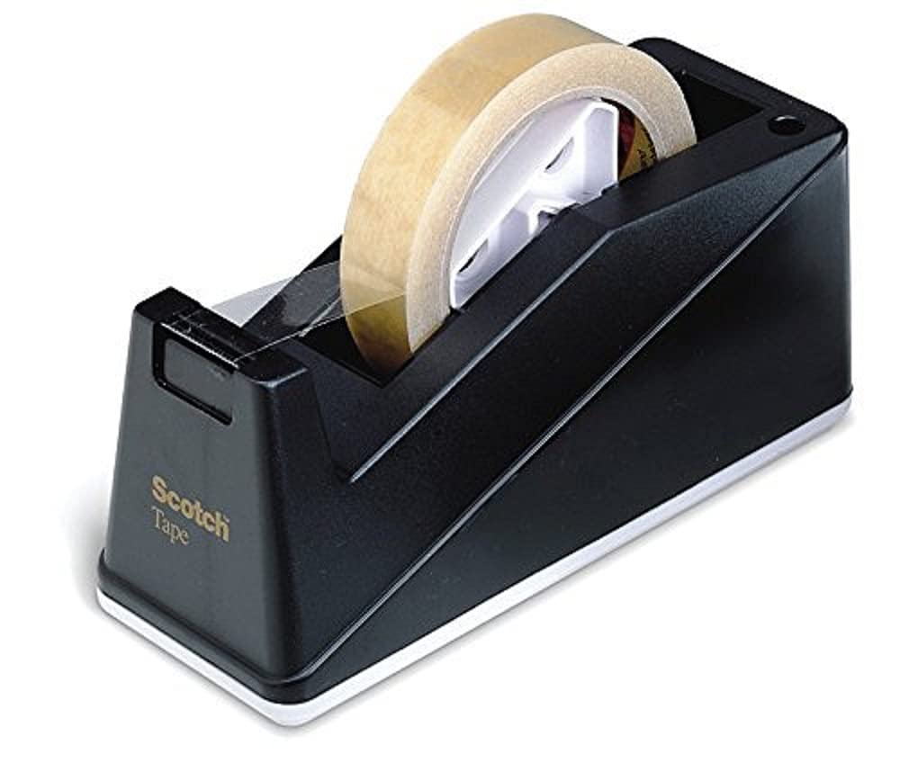 Scotch Desk Tape Dispenser 1 C10 Scotch Weighted Dispenser Holding Tape up to 25 mm Wide and
