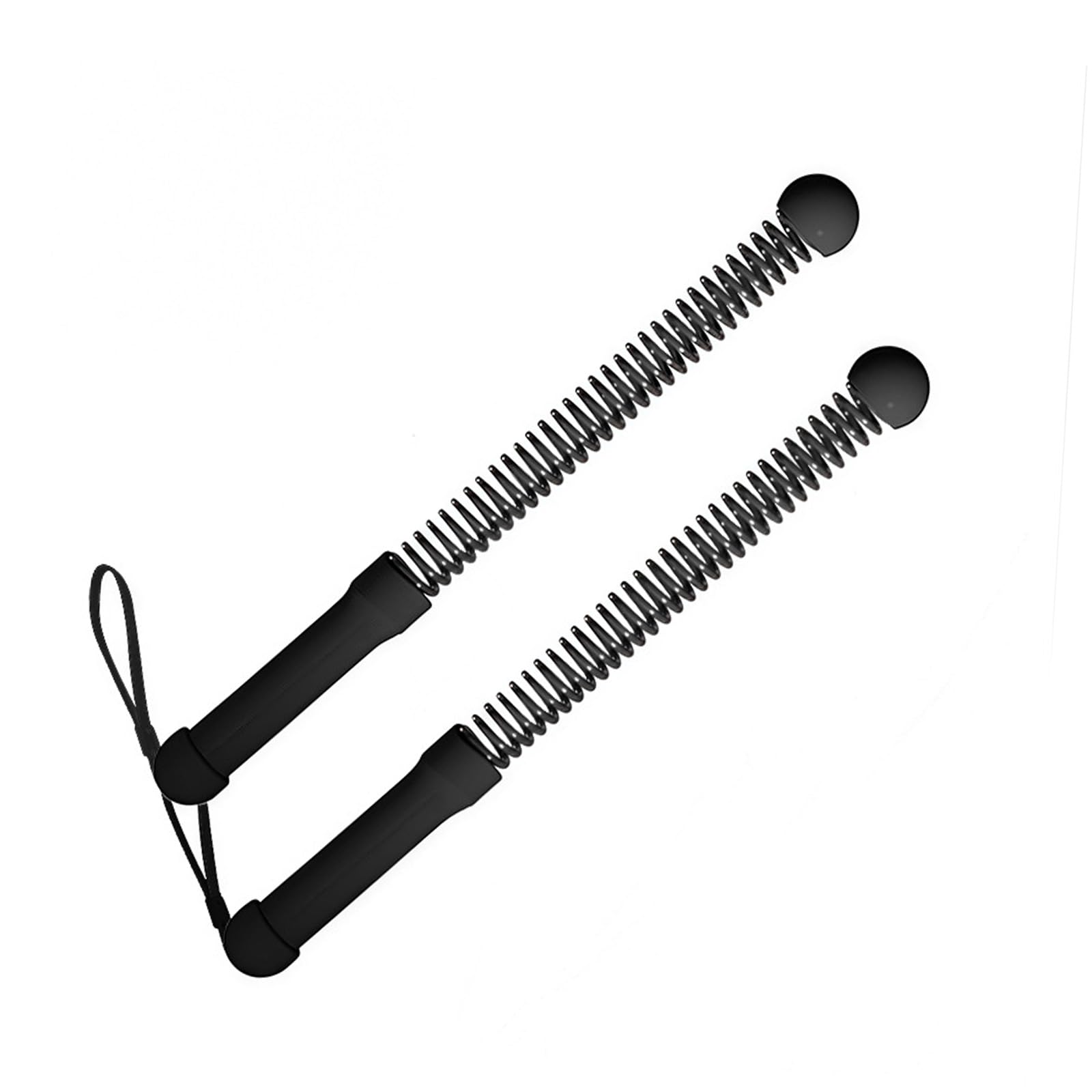 Lekkie pręty do treningu siłowego, sprzęt do budowy mięśni, do bicepsów i tricepsów, ergonomiczne ekspandery sprężynowe do domowego fitnessu i treningu sportowego, 2 szt