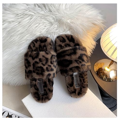 Orthopedic Slippers for Women Indoor Fuzzy House Slides with Arch Support Soft Memory Foam Slippers4