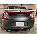 HECASA Rear Trunk Spoiler Compatible with 2009-2021 Nissan 370Z Coupe Trunk Spoiler Wing Red & White Plastic