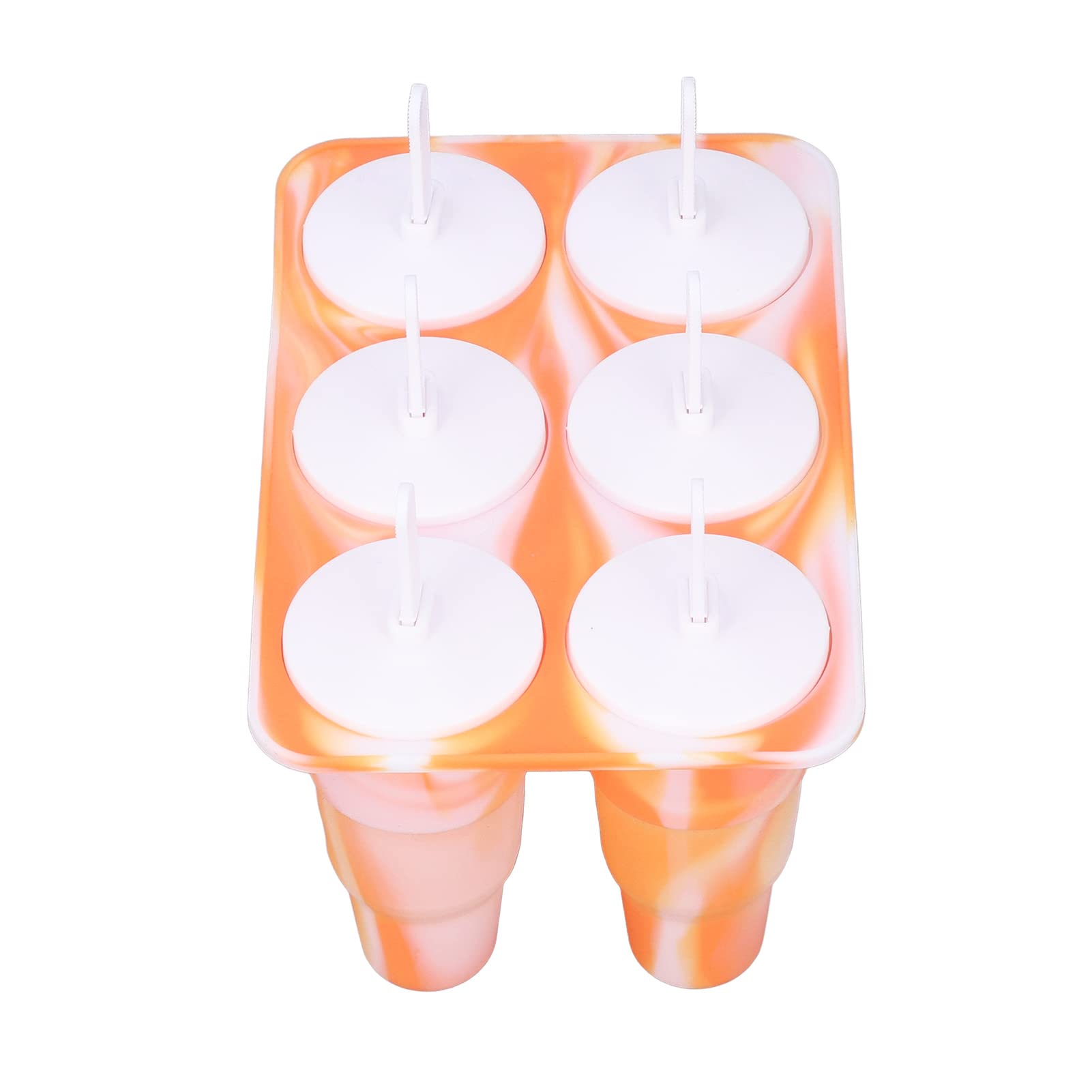 moldes para polos, Moldes for paletas plegables, 6 cavidades