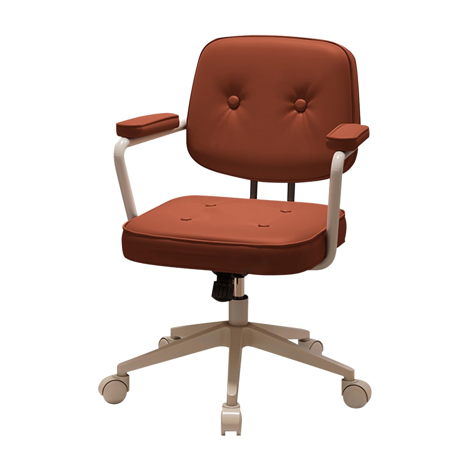 Chaise de bureau pivotante réglable assise confortable pour petit espace