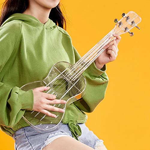 kowaku Ukulélé Clair et Sac de Transport, Cadeau En Tissu de pour Garçons Filles, Transparent - Les Beatles, Paul McCartney, John Lennon, RIngo Starr, George Harrison kowaku Ukulélé Clair et Sac de Transport, Cadeau En Tissu de pour Garçons Filles, Transparent – Image 3