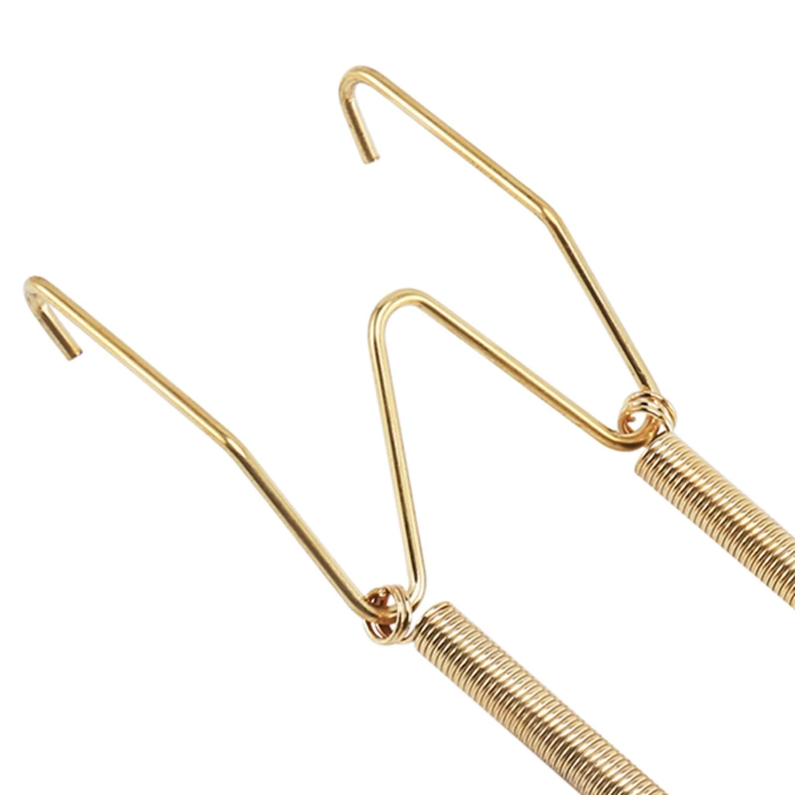 Plate Hangers for Walls 40 Pieces 6 Inch Invisible Plate Hangers Wall Brass Wire Holders with Hooks