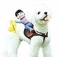 DELIFUR Dog Costumes Pet Costume Pet Halloween Suit Cowboy Rider Style Dogs Outfits(M)