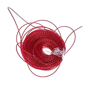 LIOOBO Roter Rasentrimmerfaden auf Spule