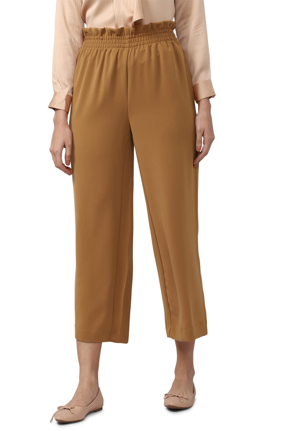 Van HeusenWomen's Relaxed Fit High Rise Pants